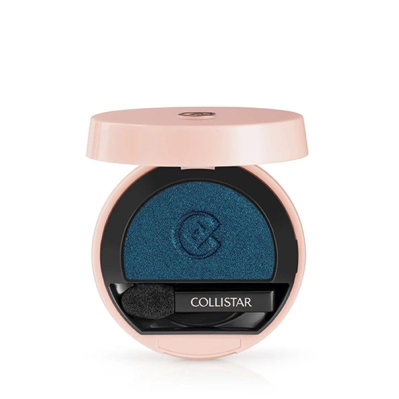 Collistar Impeccable Compact Eyeshadow, 240 Blu Mediterraneo Satin, 2g