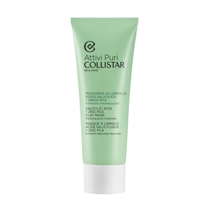 Collistar Clay Mask With Salicylic Acid Zinc Pca Facial Mask 75 Ml