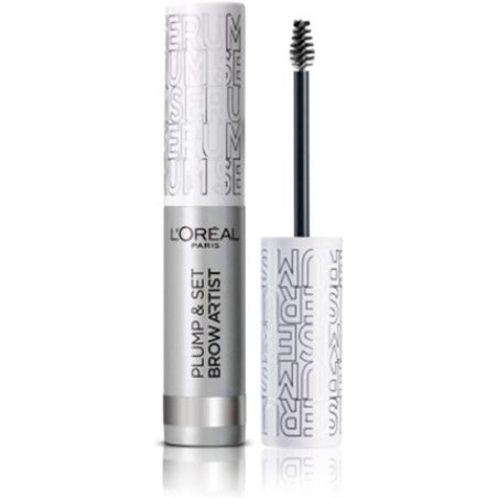 L'Oréal Paris Brow Artist Plump & Set 00 Transparent Brow Gel for Defined and Beautiful Brows 5ml