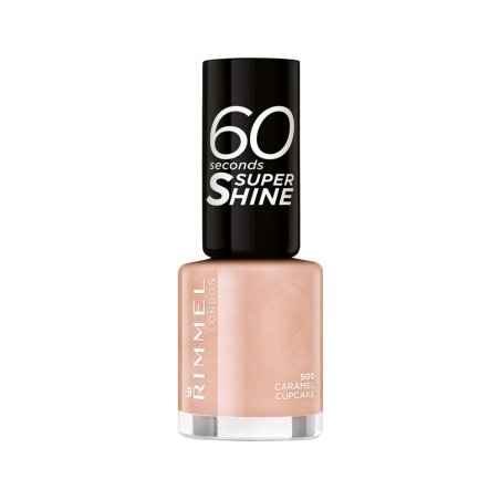 Rimmel 60 Seconds Super Shine, 500 Caramel Cupcake, 8ml