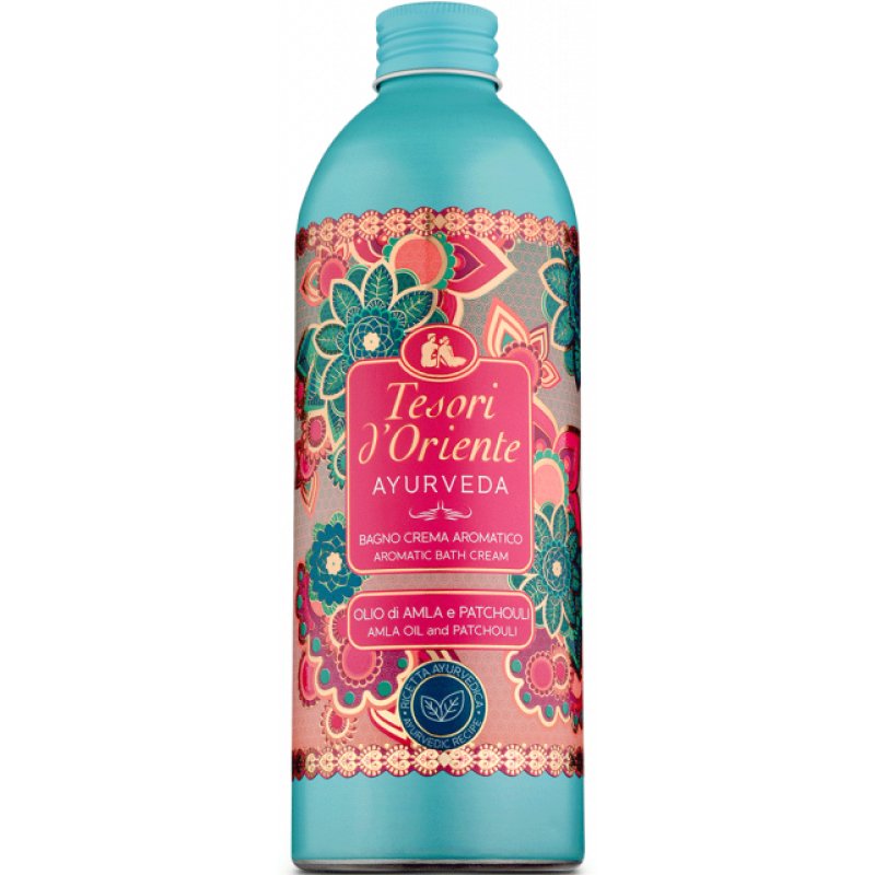 Tesori d’Oriente Ayurveda Bath Cream 500 ml Crème de douche Unisexe Corps