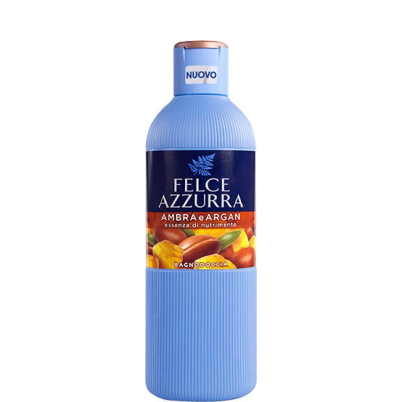 Felce Azzurra Amber & Argan 650 ml Shower gel Unisex Body Amber, Argan nut
