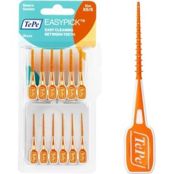 TEPE Easypick Dental Picks Size XS/S Orange 36 Count