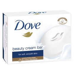 Dove 2-in-1 Hand and Face Soap with 1/4 Moisturizing Cream 90g - Pack of 2