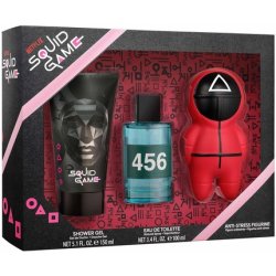 Netflix Squid Game Gift Set: Eau de Toilette 100ml, Shower Gel 150ml and Squishy - Perfect Fan Merchandise Gift for Boys