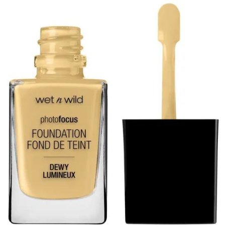 wet n wild Photo Focus Foundation DEWY, 524 Golden Beige, 30ml