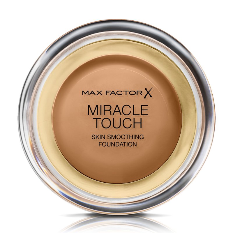 Max Factor Miracle Touch Foundation New and Improved Formula SPF 30 Hyaluronic Acid 11.5g 85 Caramel