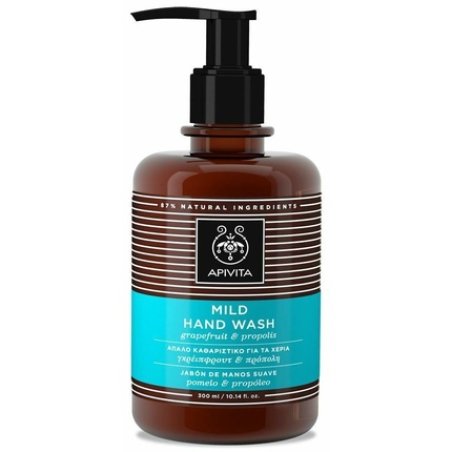 Apivita Hand Care Mild Hand Wash with Grapefruit and Propolis 300ml