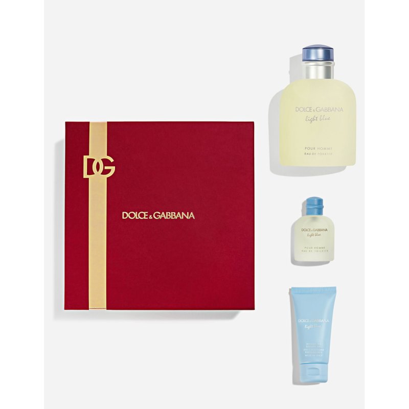 Dolce & Gabbana Light Blue Pour Homme - Eau De Toilette 75 Ml Shower Gel 50 Ml Eau De Toilette 4.5 Ml