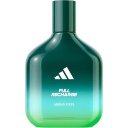 adidas Vibes Full Recharge Eau de Parfum for All 100ml - Uplifting and Invigorating Long Lasting Fragrance with Cedar