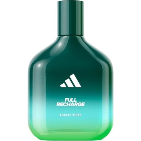 adidas Vibes Full Recharge Eau de Parfum for All 100ml - Uplifting and Invigorating Long Lasting Fragrance with Cedar