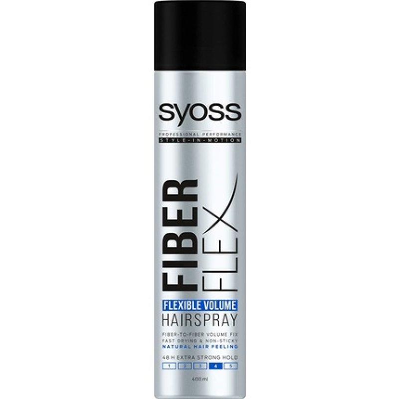 Syoss Fiberflex Flexible Volume Hair Spray with Extra Strong Additional Volume 300ml