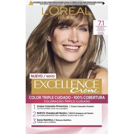 L'Oreal Paris Excellence Creme Triple Protection 7.1 Ash Blonde