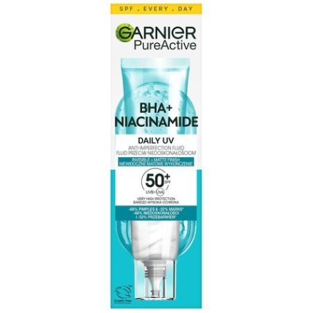 Garnier Pure Active BHA Niacinamide Fluid for Imperfections with SPF50 40ml