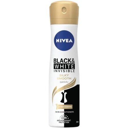 Nivea Black & White Invisible Silky Smooth Antiperspirant Spray 150ml