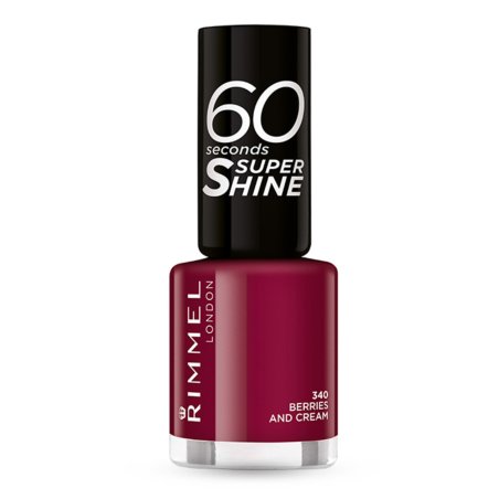 Rimmel 60 Seconds Super Shine nail polish 8 ml Bordeaux Gloss