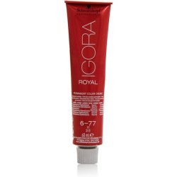 Schwarzkopf Igora Royal Permanent Hair Color Cream 6-77 Dark Blonde Copper Extra 60ml