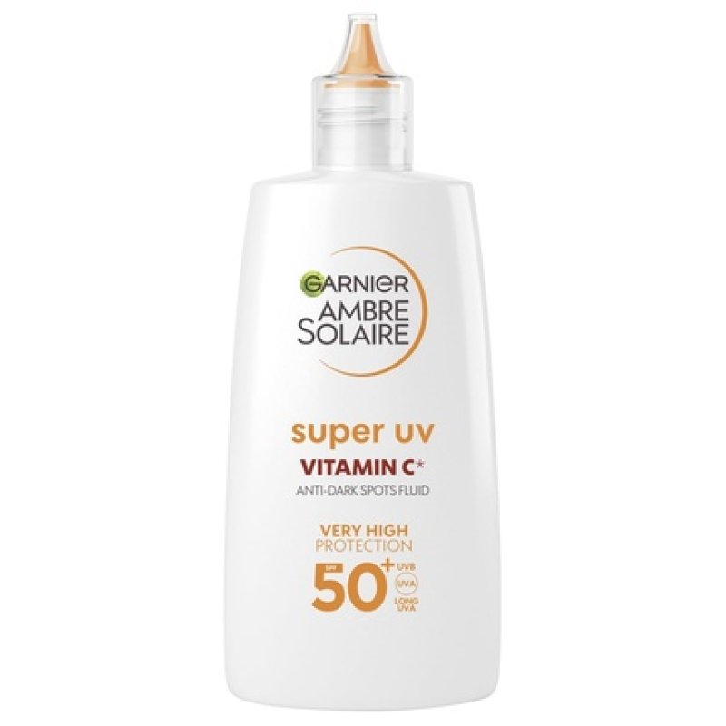 Garnier UV Sun Protection Fluid for Dark Spots Very High Sun Protection with SPF 50 Invisible Finish Ambre Solaire