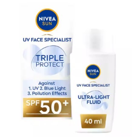 Nivea Sun Uv Face Specialist Triple Protect Sun Cream Fluid SPF50 40ml