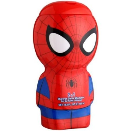 Spiderman Shower Gel & Shampoo 3D Figure with Great Fragrance for Kids and Adults 400ml