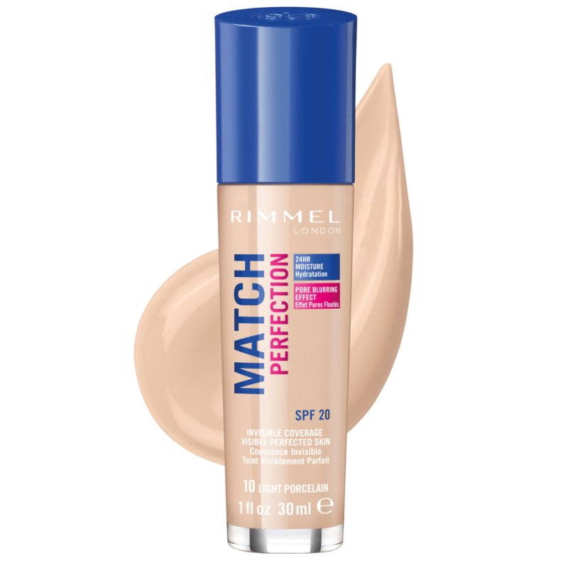 Rimmel Match Perfection Foundation Light Porcelain 10- Cool