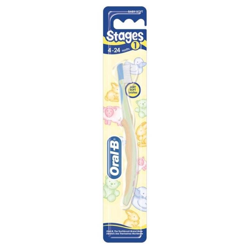 Oral-B Baby Manual Toothbrush Featuring Winnie the Pooh Characters Extra Soft Bristles 0-2 Years Old