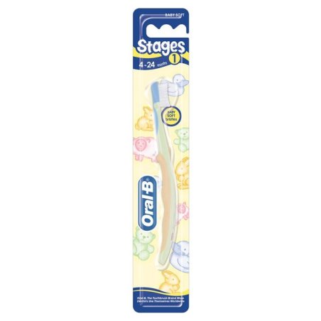 Oral-B Baby Manual Toothbrush Featuring Winnie the Pooh Characters Extra Soft Bristles 0-2 Years Old