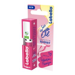 Labello Lip Oil Effetto Glossy lip balm & scrub Pink Rock Women 5.5 ml