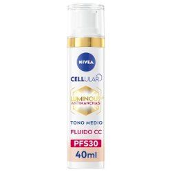 NIVEA Luminous 630 Anti-Spot Fluid CC SPF30 3-in-1 40ml CC Cream with Triple Action Tinted Face Sunscreen Medium Tint