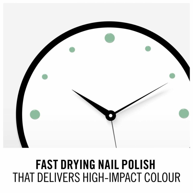 Rimmel 60 seconds Supershine vernis à ongles Couleur menthe Ultra brillant