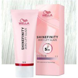 Wella Shinefinity Zero Lift Glaze Opal Flash 010/8 60ml Demi-Permanent Hair Color