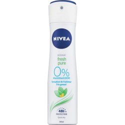 Nivea Fresh Pure 0% Aluminum Salts Spray Deodorant 150ml