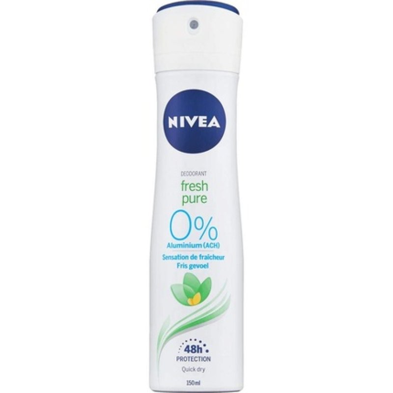 Nivea Fresh Pure 0% Aluminum Salts Spray Deodorant 150ml