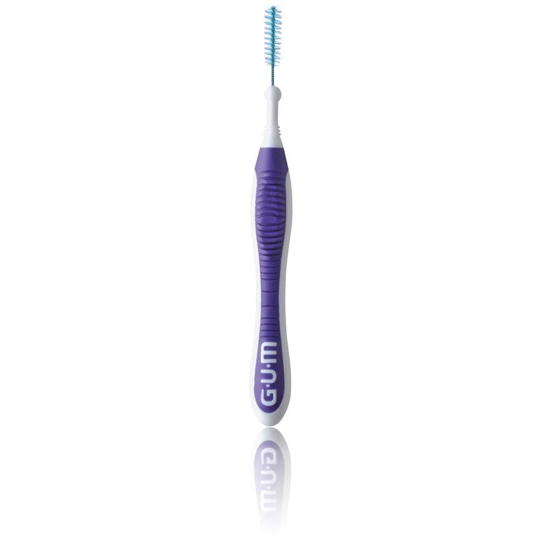 GUM Trav-ler Interdental Brush 1.2mm Purple 6 Pieces - Pack of 6