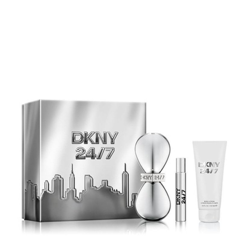 DKNY 24/7 Eau De Parfum 3 Piece Gift Set with Body Lotion