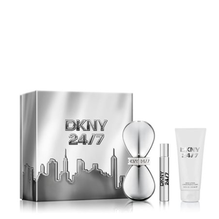 DKNY 24/7 Eau De Parfum 3 Piece Gift Set with Body Lotion