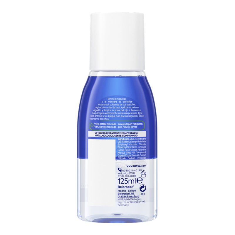 Nivea Visage Double Action Waterproof Eye Make-Up Remover 125ml
