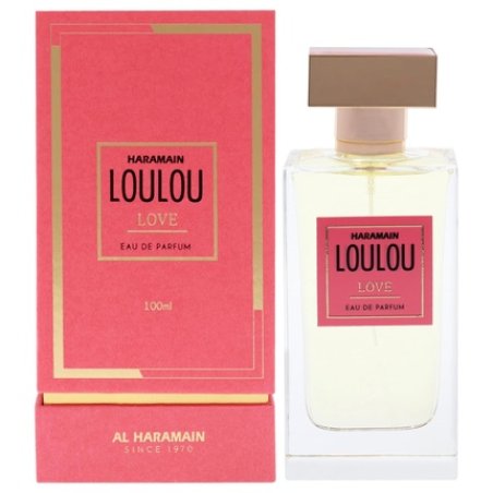 Al Haramain Loulou Love Perfume for Women with Burst of Freshness Vibrant Notes of Mandarin and Sour Cherry 3.33 oz EDP