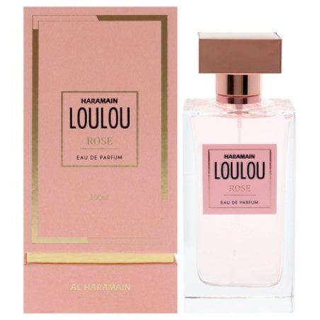 Al Haramain Loulou Rose Perfume for Women Long Lasting Body Spray Fragrant Masterpiece with Peony Litchi and Nutmeg