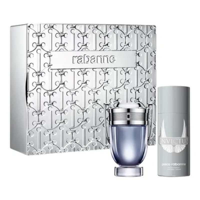 Paco Rabanne Invictus Gift Set - Eau De Toilette 100ml And Deodorant Spray 150ml