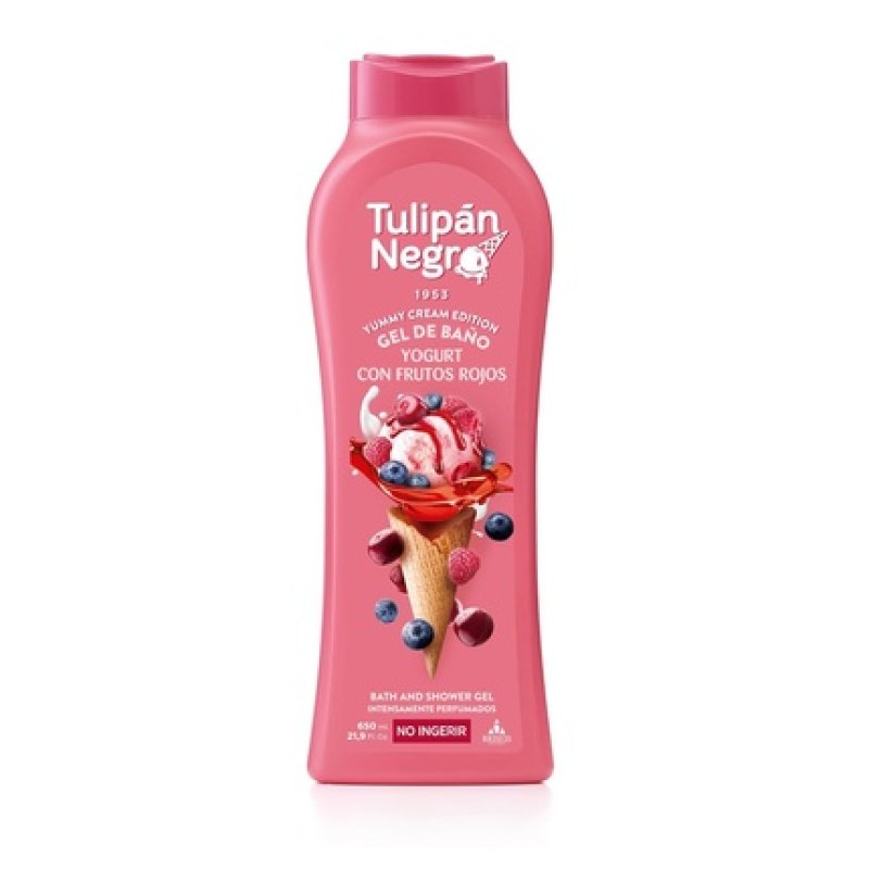 TULIPÁN Yogurt and Red Fruits Bath Gel 650ml