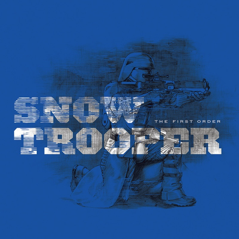 STAR WARS - Canvas 40X40 '18mm' - Episode VII - Snowtrooper Blue