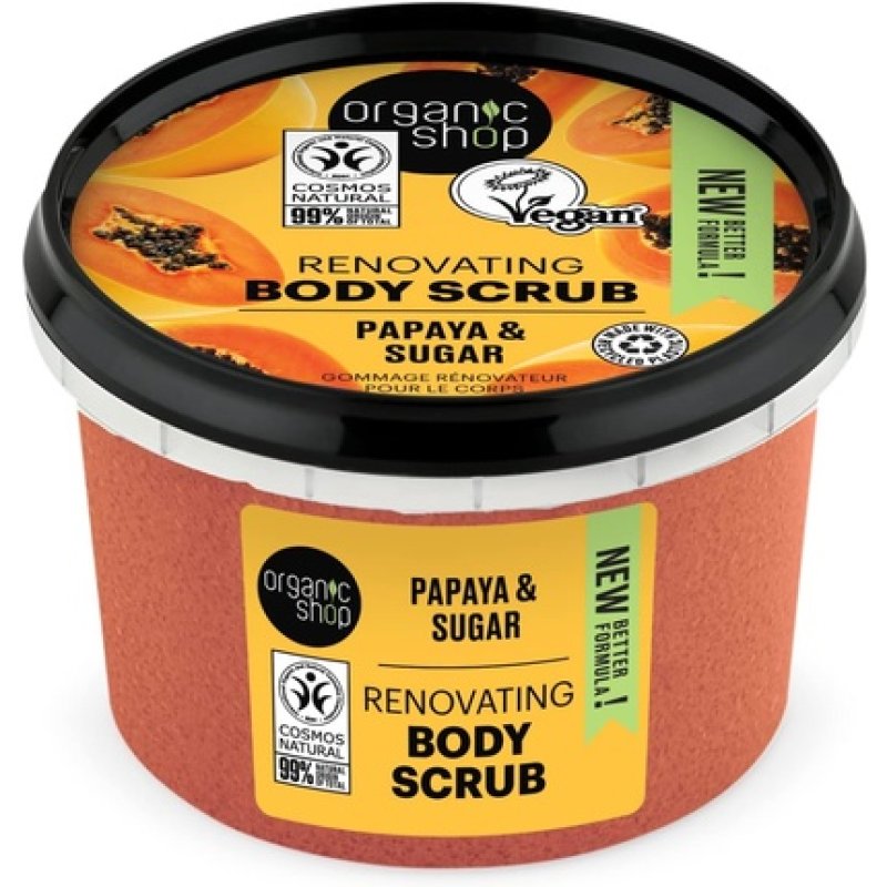 Organic Shop Renovating Body Scrub Papaya 250ml