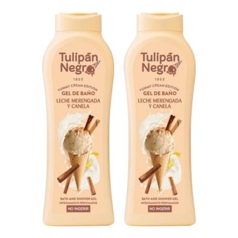 Tulipan Negro Meringue Milk and Cinnamon Shower Gel 21.9 Fl oz