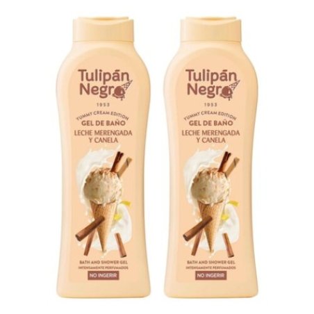 Tulipan Negro Meringue Milk and Cinnamon Shower Gel 21.9 Fl oz