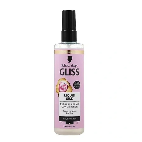 Gliss Kur Liquid Silk Express Repair Conditioner Spray 200ml 6.7 Fl. Oz.