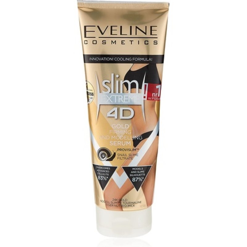 Eveline Slim Extreme 4D Gold Serum Slimming and Shaping Anticellulite 250ml