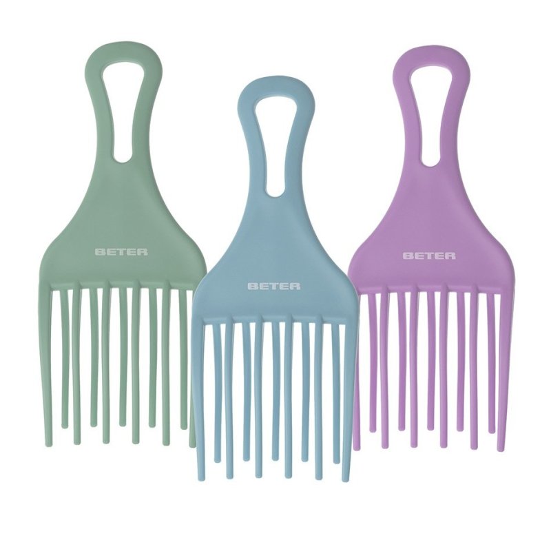 Beter Double prong afro comb