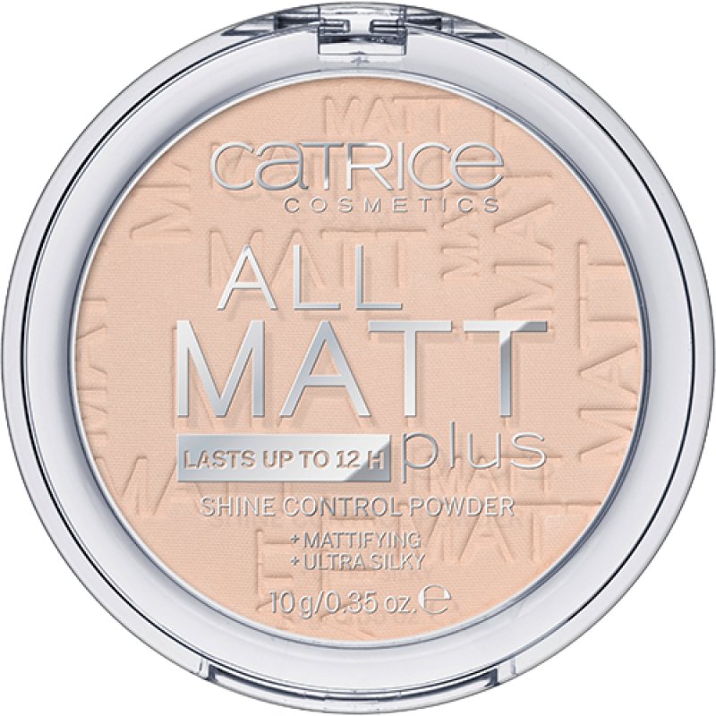 CATRICE All Matt Plus – Shine Control poudre de visage 10 g 010 Transparent
