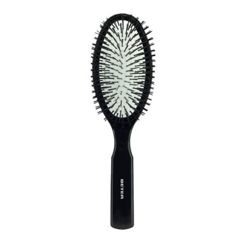Beter 03015 brosse à cheveux et peigne Adulte Brosse à cheveux rectangulaire Noir, Blanc 1 pièce(s)